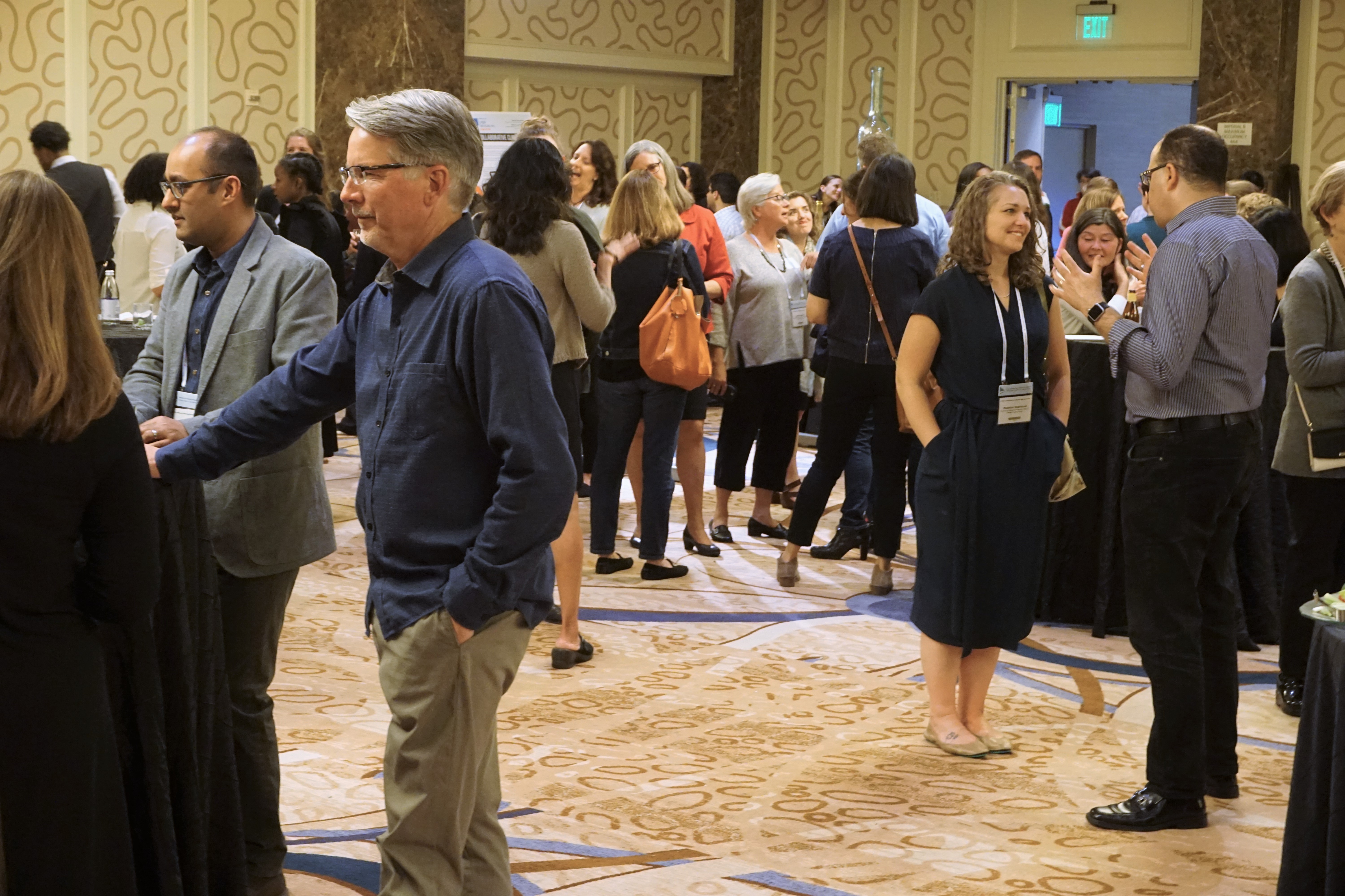 Attendees at the Opening Reception