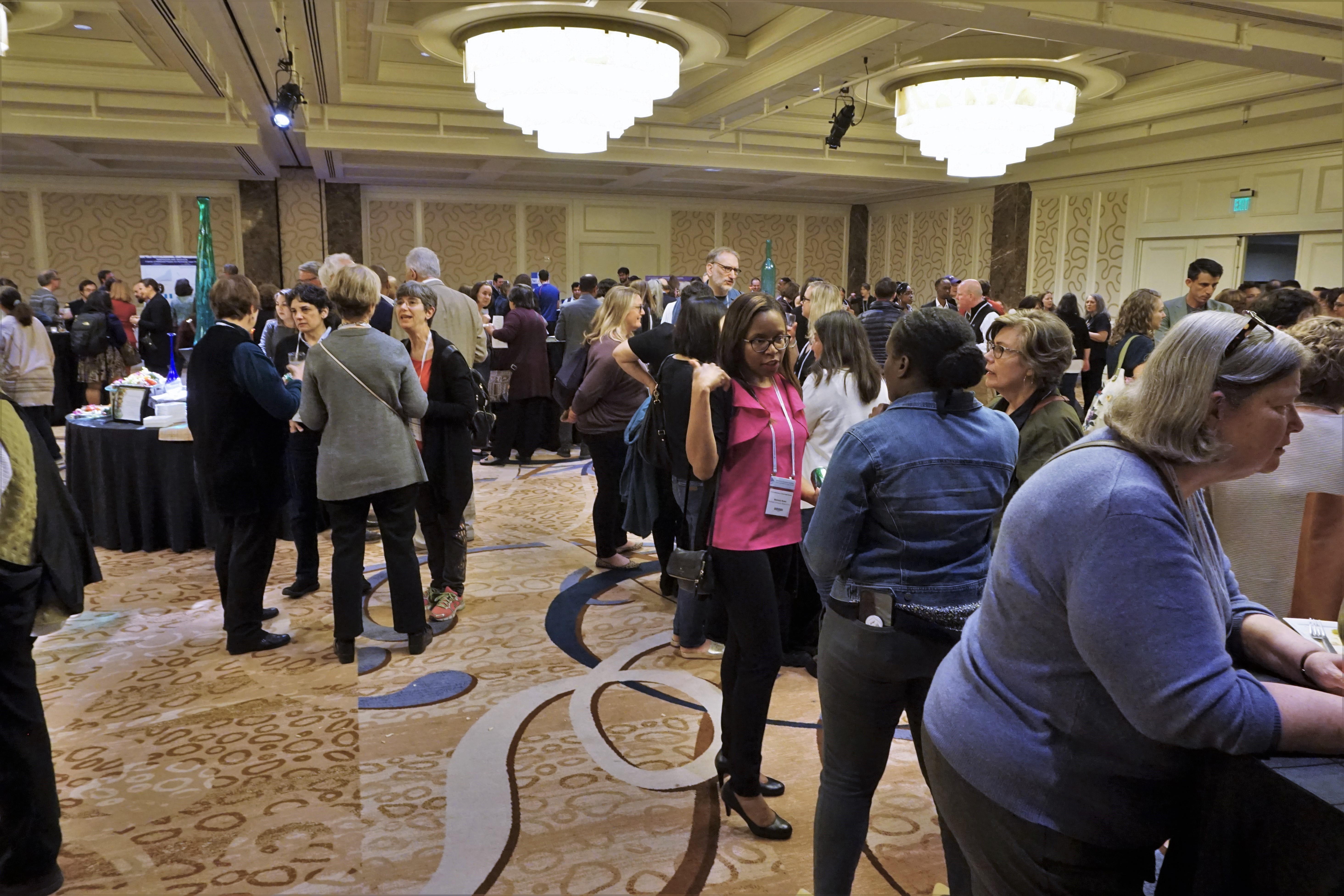 Attendees at the Opening Reception